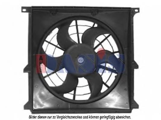 Difusor do radiador de aparelho de ar condicionado, montado com roda de aletas e o motor 200723W3 Polcar