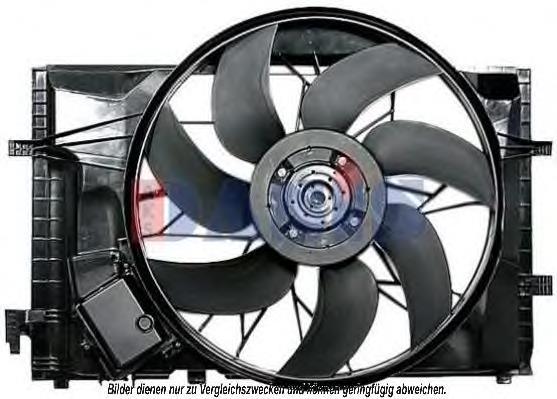 Difusor do radiador de esfriamento, montado com motor e roda de aletas A2035000293KZ Mercedes