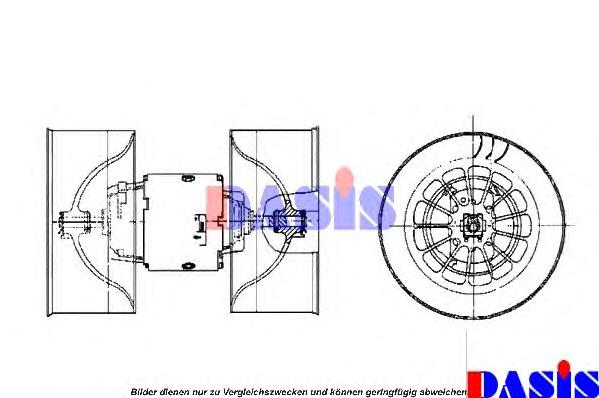Motor de ventilador de forno (de aquecedor de salão) 5030005 TYC