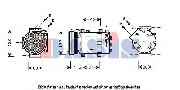 850895N Dasis Compressor de aparelho de ar condicionado