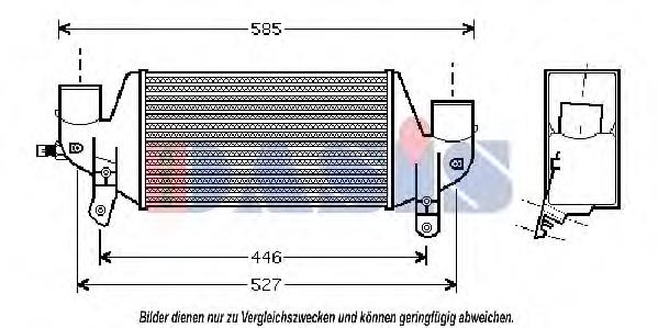 097003N Dasis Radiador de intercooler