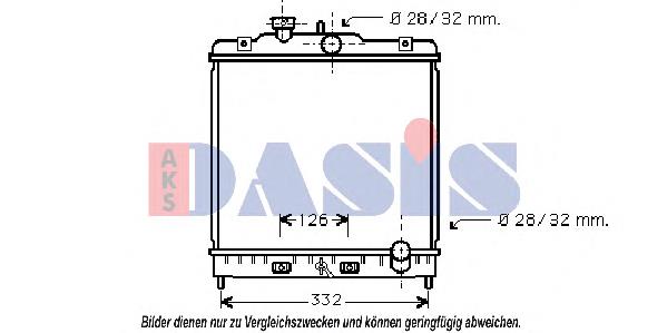 Radiador de esfriamento de motor 25002121 VAN Wezel