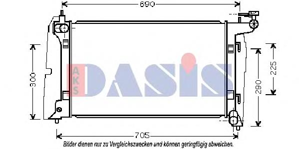Radiador de esfriamento de motor 16410YZZ07 Toyota