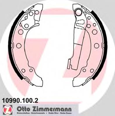 Sapatas do freio traseiras de tambor Zimmermann 109901002 preço, a partir de 27,64 USD