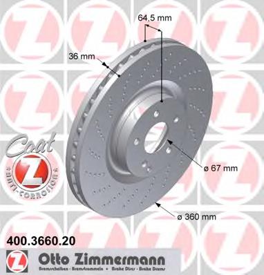 Disco do freio dianteiro Mercedes A2214210812 preço, a partir de 208,01 USD
