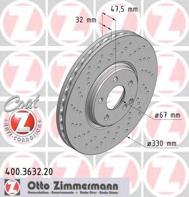 Compre A2204211812 Mercedes Disco do freio dianteiro