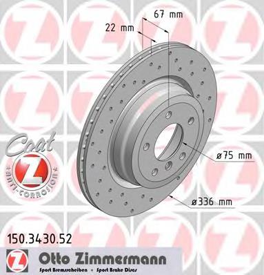 Compre 6855004 BMW Disco do freio traseiro