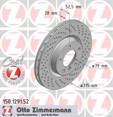 34112227737 BMW Disco do freio dianteiro