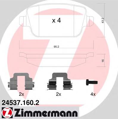 Compre 2613323 Ford Sapatas do freio traseiras de disco