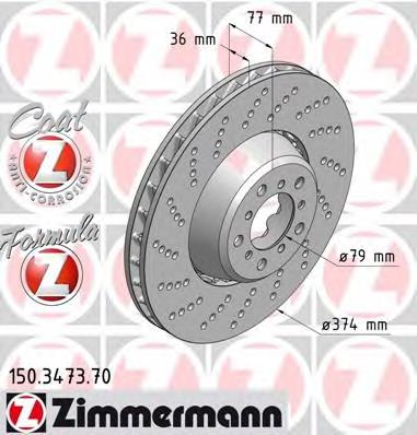 34112282805 BMW Disco do freio dianteiro