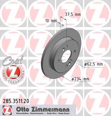 Disco do freio traseiro Hyundai/Kia 5841107300 preço, a partir de 31,20 EUR