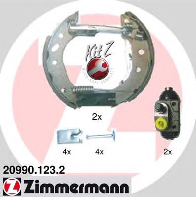 Sapatas do freio traseiras de tambor K24056 Brembo
