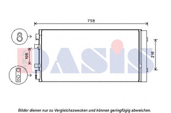 Radiador de aparelho de ar condicionado Renault (RVI) 8660003440