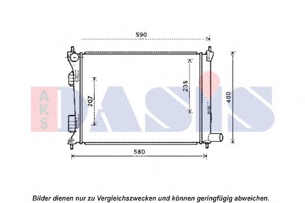 Radiador de esfriamento de motor Hyundai/Kia S253101R000