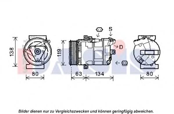 813625 VALEO Compressor de aparelho de ar condicionado