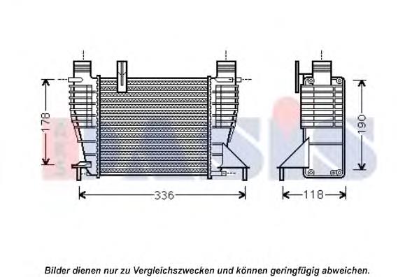 144619U20A Nissan/Infiniti Radiador de intercooler
