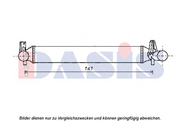 Radiador de intercooler VAG 6R0145805F