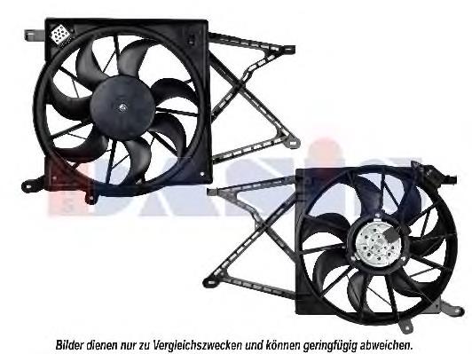 Ventilador elétrico de esfriamento montado (motor + roda de aletas) Opel 1341344 preço, a partir de 60,23 USD