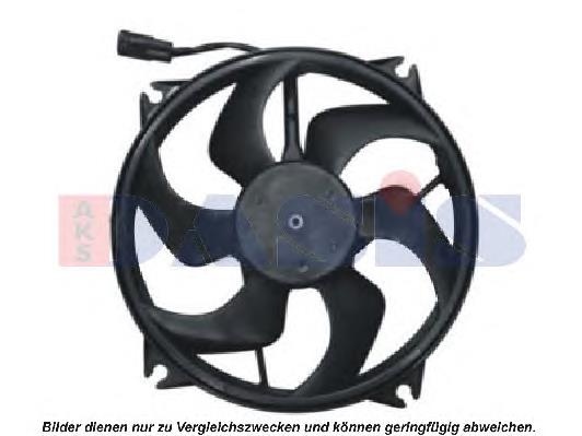 168053N Dasis Ventilador elétrico de esfriamento montado (motor + roda de aletas)