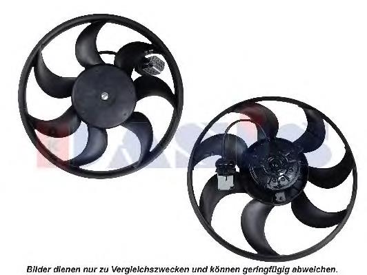 Compre 1341344 Opel Ventilador elétrico de esfriamento montado (motor + roda de aletas)