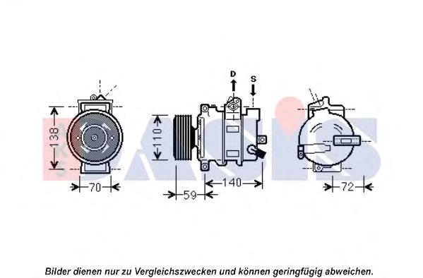 851900N Dasis Compressor de aparelho de ar condicionado