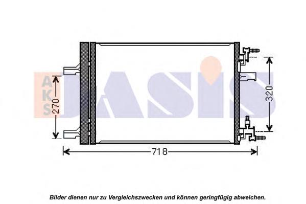 Radiador de aparelho de ar condicionado 52420688 General Motors