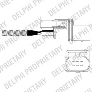 Sonda lambda, sensor de oxigênio até o catalisador VAG 47906262