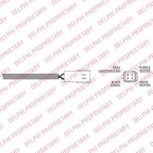 Sonda lambda, sensor de oxigênio até o catalisador 77677 FAE