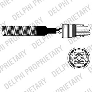 Sonda lambda, sensor esquerdo de oxigênio até o catalisador 459 NGK