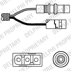 Sonda lambda, sensor de oxigênio 0263 NGK