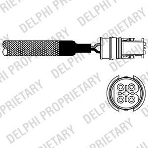 Sonda lambda, sensor esquerdo de oxigênio até o catalisador Mercedes A0005409017