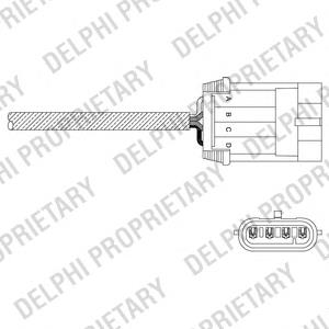Sonda lambda, sensor de oxigênio até o catalisador 855342 Opel