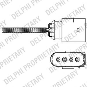 ES2028512B1 Delphi Sonda lambda, sensor de oxigênio até o catalisador