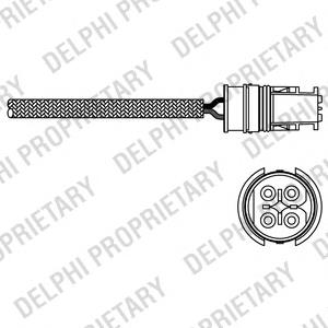 Sonda lambda, sensor de oxigênio até o catalisador A0005409217 Mercedes