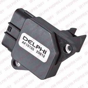AF1013512B1 Delphi Sensor de fluxo (consumo) de ar, medidor de consumo M.A.F. - (Mass Airflow)
