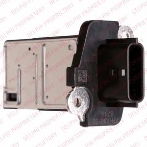 Sensor de fluxo (consumo) de ar, medidor de consumo M.A.F. - (Mass Airflow) AF1014112B1 Delphi