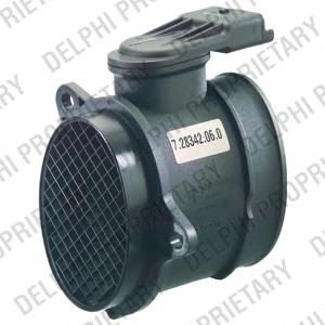 7516146 Hoffer Sensor de fluxo (consumo) de ar, medidor de consumo M.A.F. - (Mass Airflow)