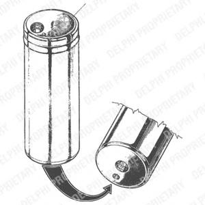 1J0820191 VAG Tanque de recepção do secador de aparelho de ar condicionado