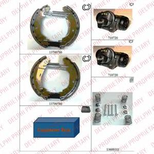 Sapatas do freio traseiras de tambor, montadas com cilindros, kit TRW GSK1699 preço, a partir de 154,27 USD