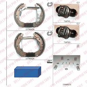 H59027 Brembo Sapatas do freio traseiras de tambor