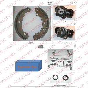 H68041 Brembo Sapatas do freio traseiras de tambor