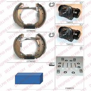 Sapatas do freio traseiras de tambor, montadas com cilindros, kit Brembo K61053 preço, a partir de 119,87 USD