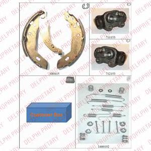 Compre H61059 Brembo Sapatas do freio traseiras de tambor