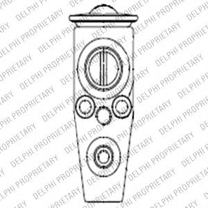 1618529 Opel Válvula TRV de aparelho de ar condicionado