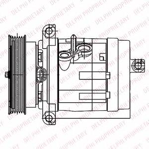 4813545 Opel Compressor de aparelho de ar condicionado