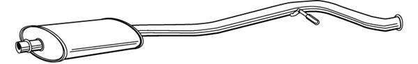BM90727H BM Catalysts Silenciador, parte dianteira