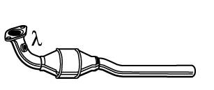 BM91576H BM Catalysts Silenciador, parte dianteira