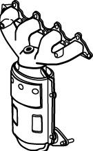 Convertidor - catalisador BM91402H BM Catalysts