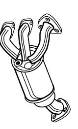 Compre 090736 Bosal Convertidor - catalisador