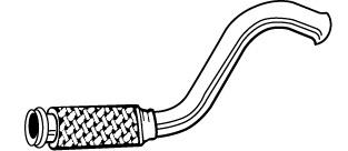 Compre 0427 Polmostrow Tubo de admissão dianteiro (calças) do silenciador
